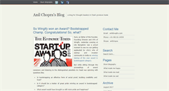 Desktop Screenshot of anilchopra.com
